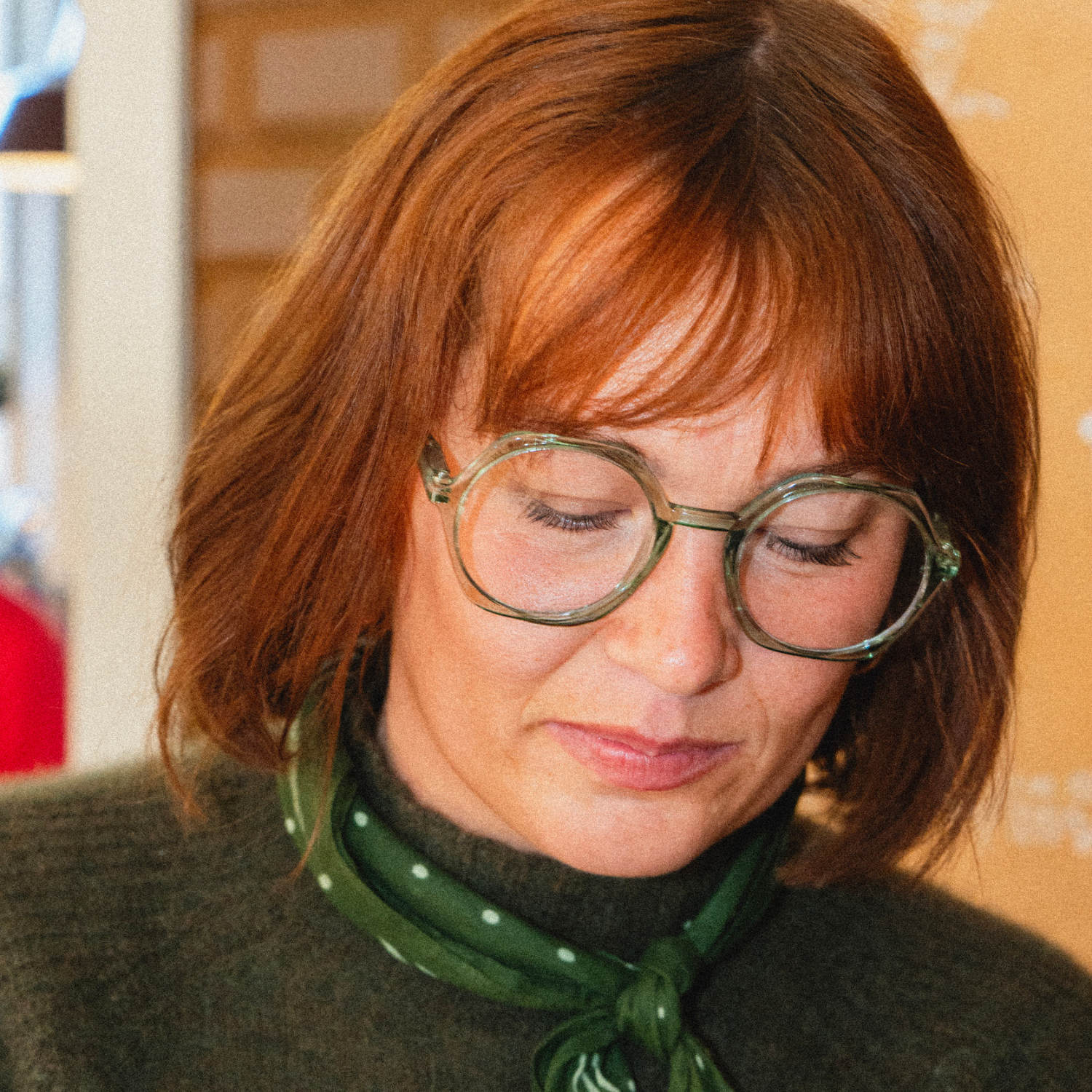 Minusbriller Edgy - clear green