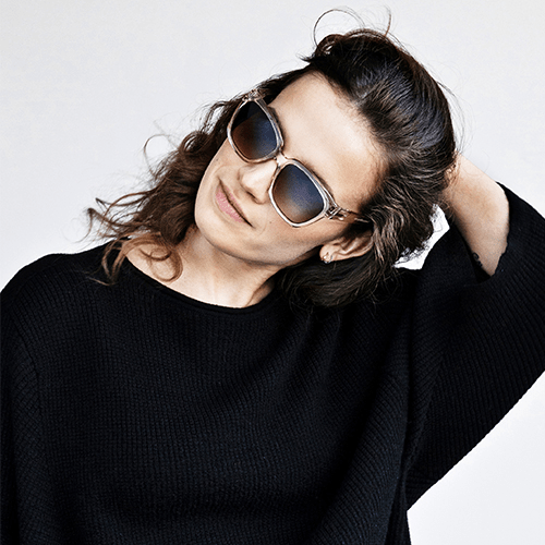 Solbriller m. læsefelt Mood - champagne