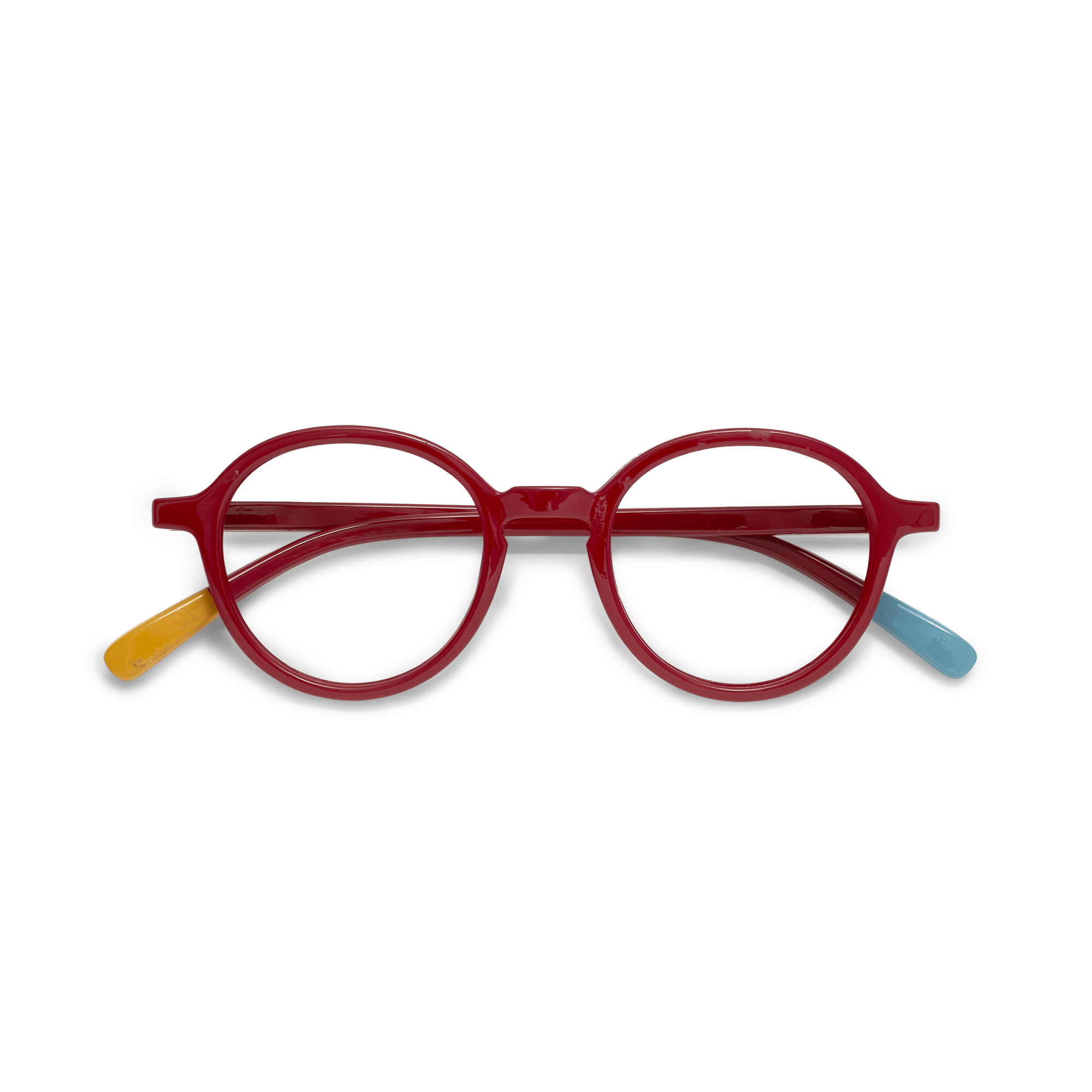 Briller u. styrke Circle Slim - cherry