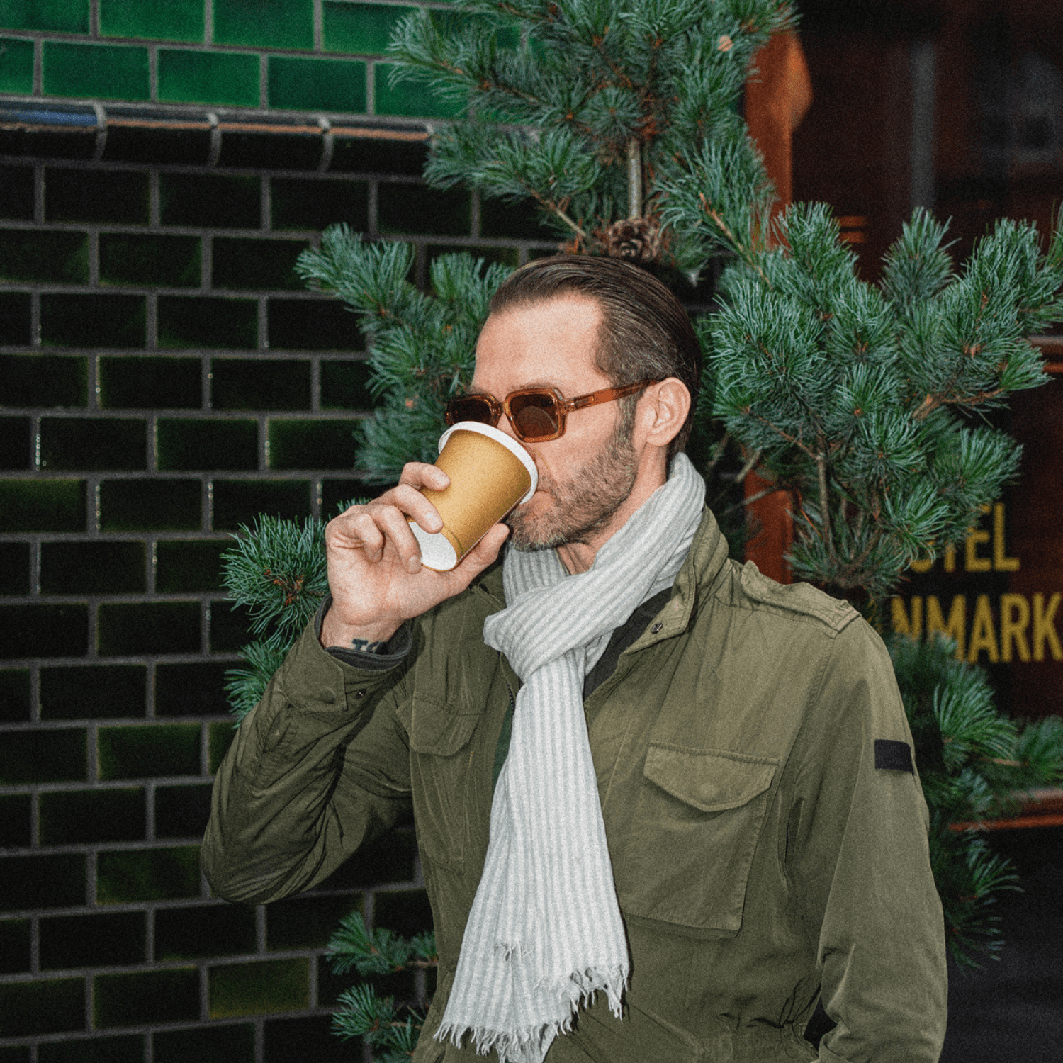 Solbriller m. styrke Square - tortoise