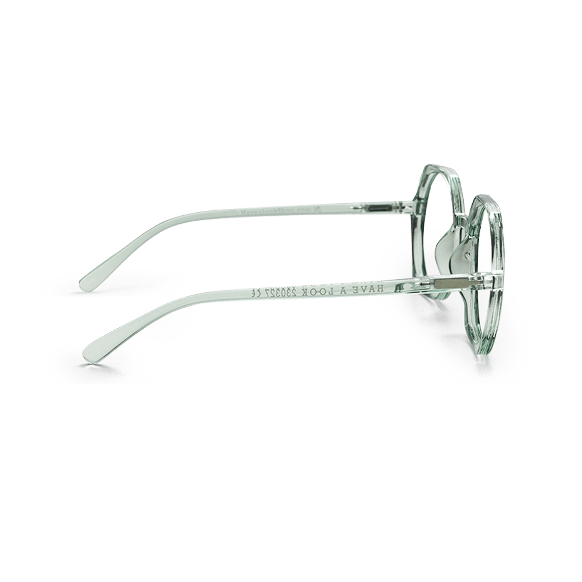 Briller u. styrke Edgy - clear green