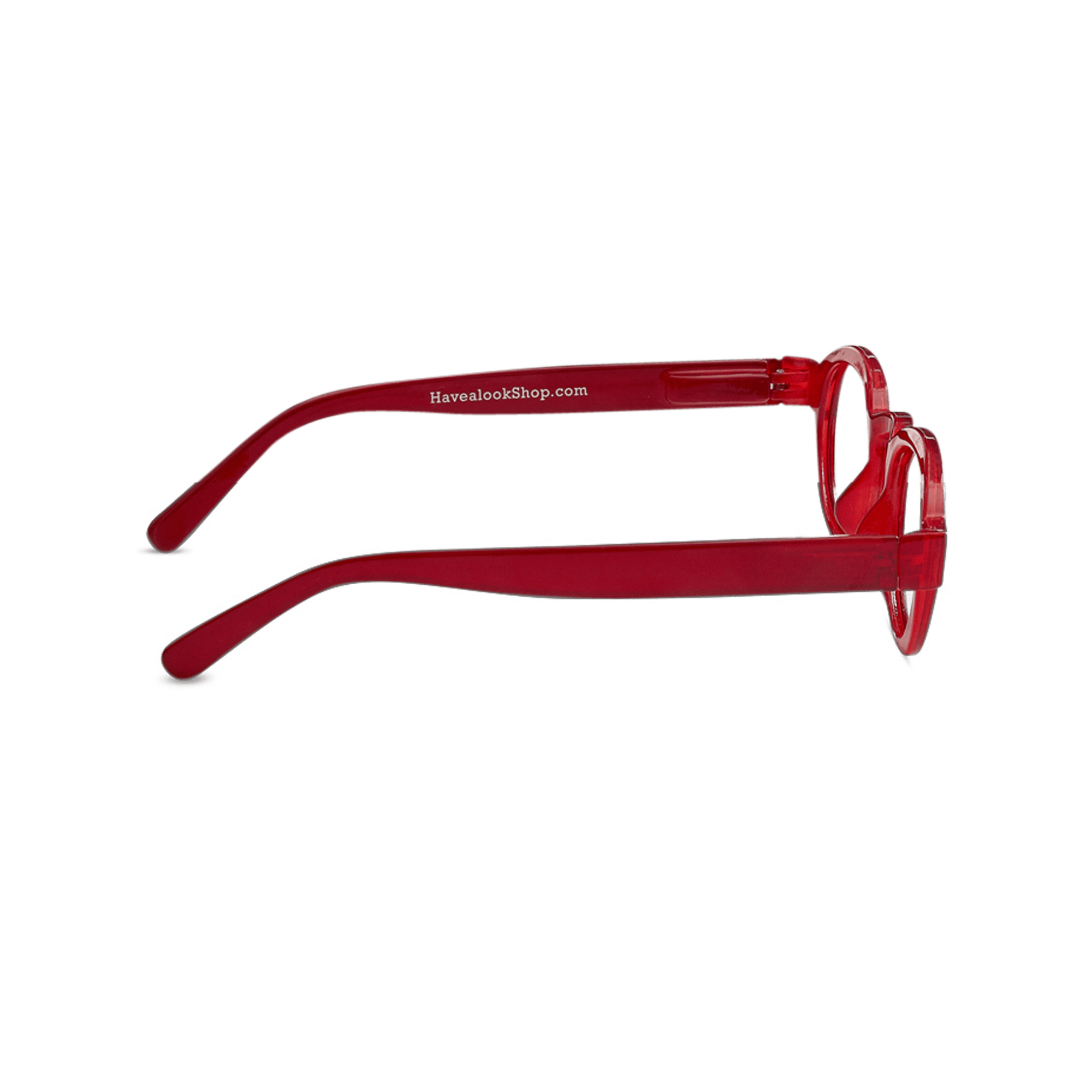Læsebriller Circle Twist - red