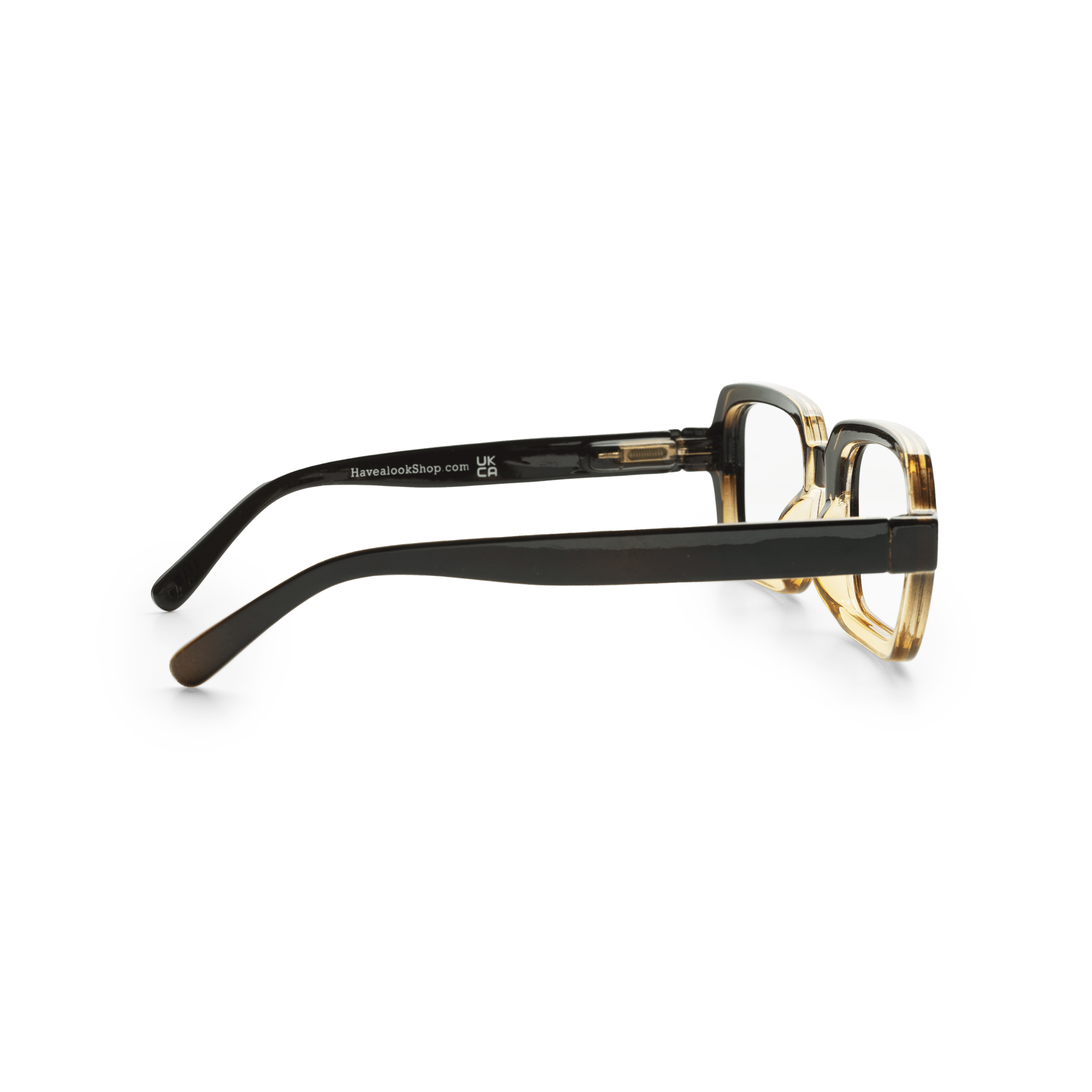 Læsebriller Square - black/brown