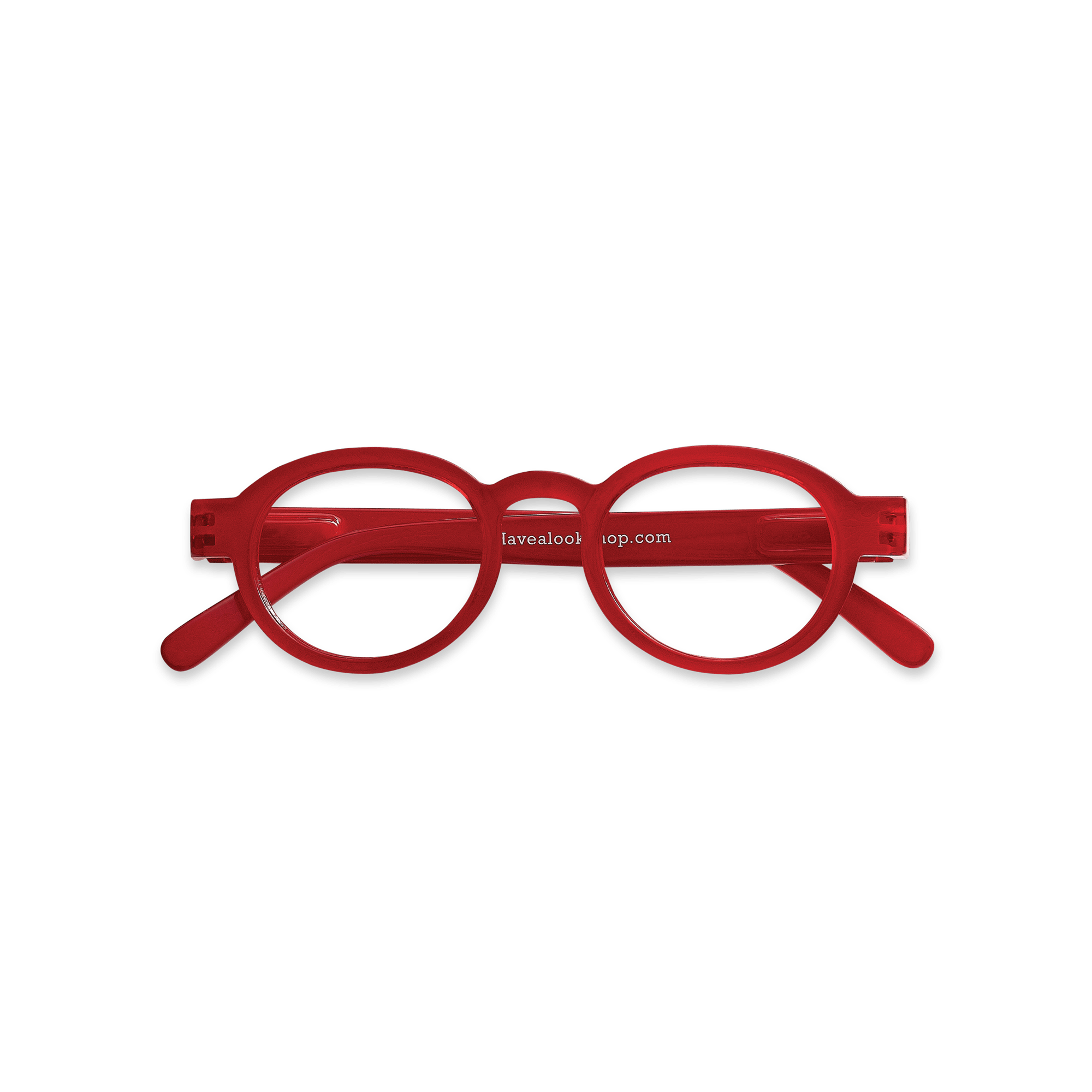 Læsebriller Circle Twist - red