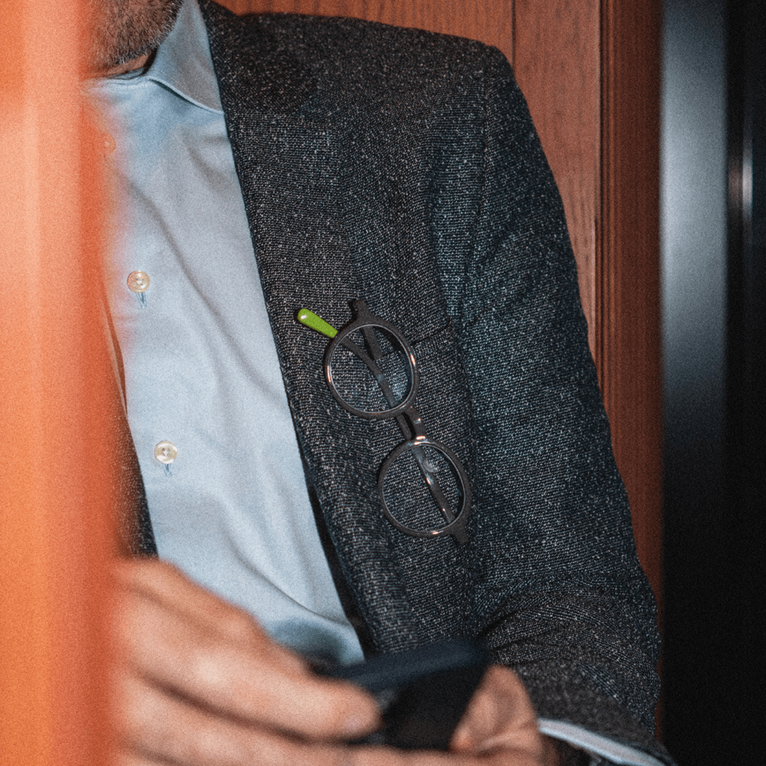 Læsebriller Circle Slim - grey
