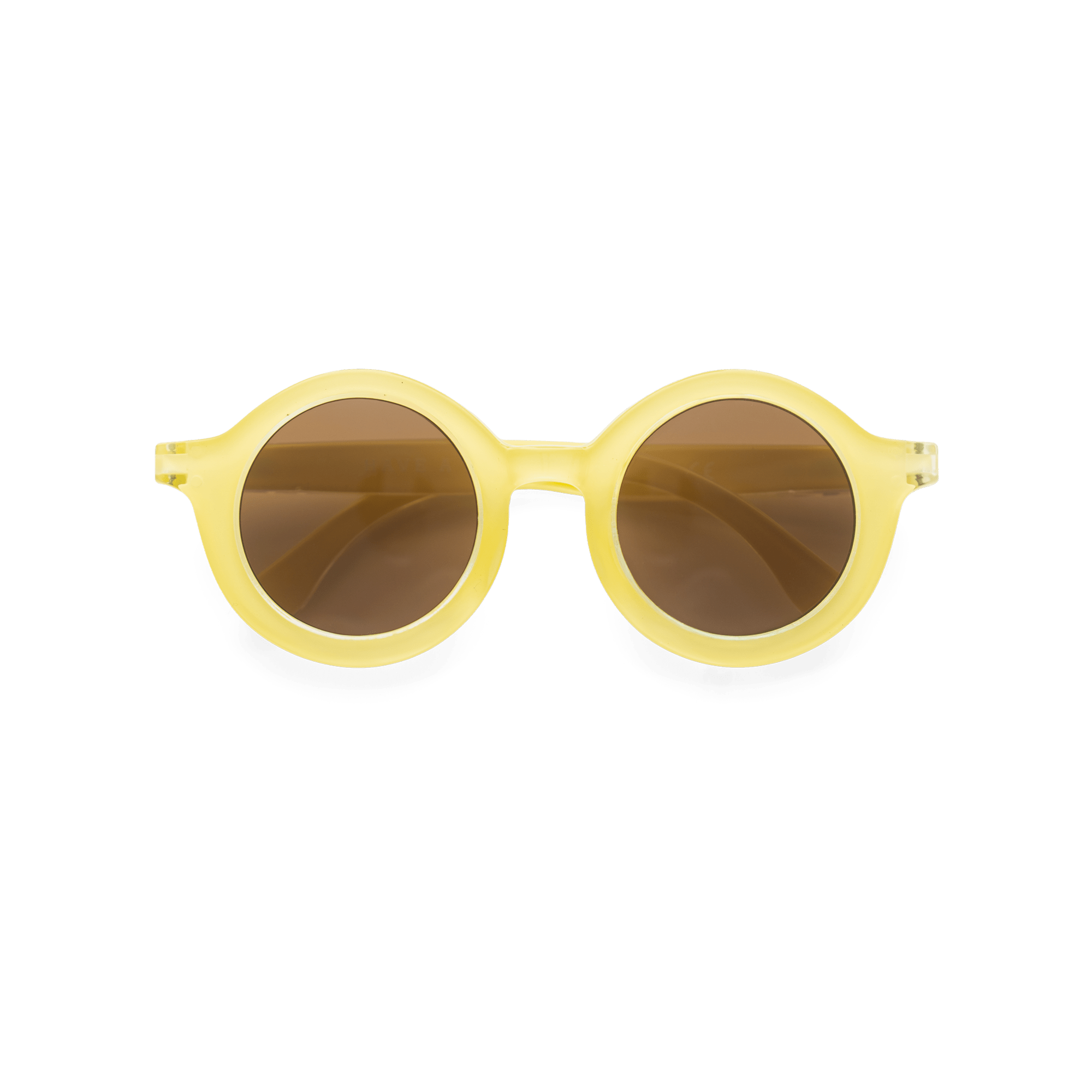 Børnesolbriller Circle Mini - banana