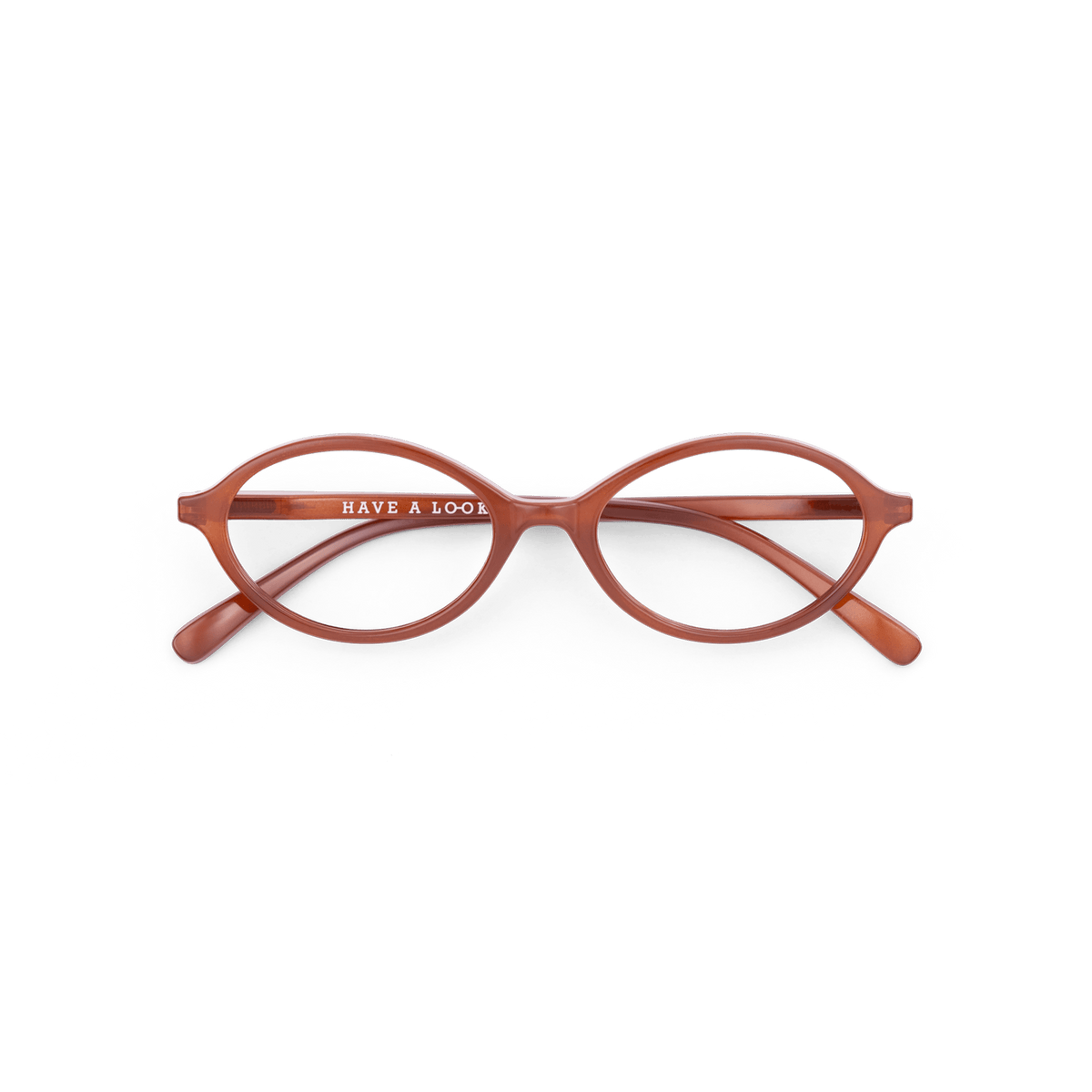 Læsebriller Oval - hazel