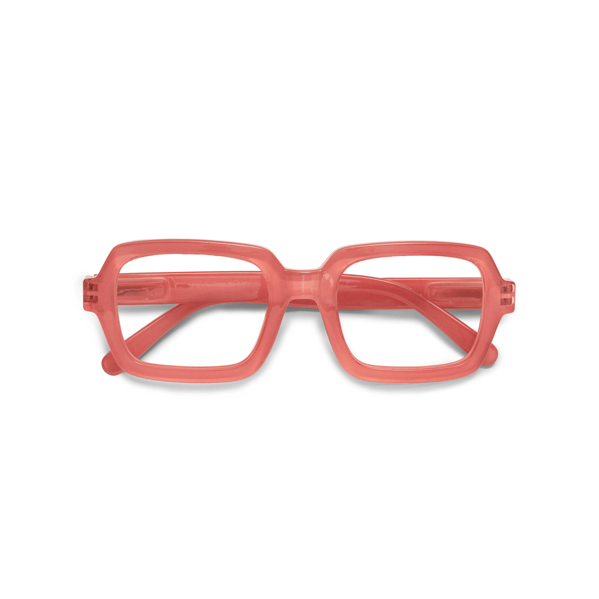 Briller u. styrke Square - coral
