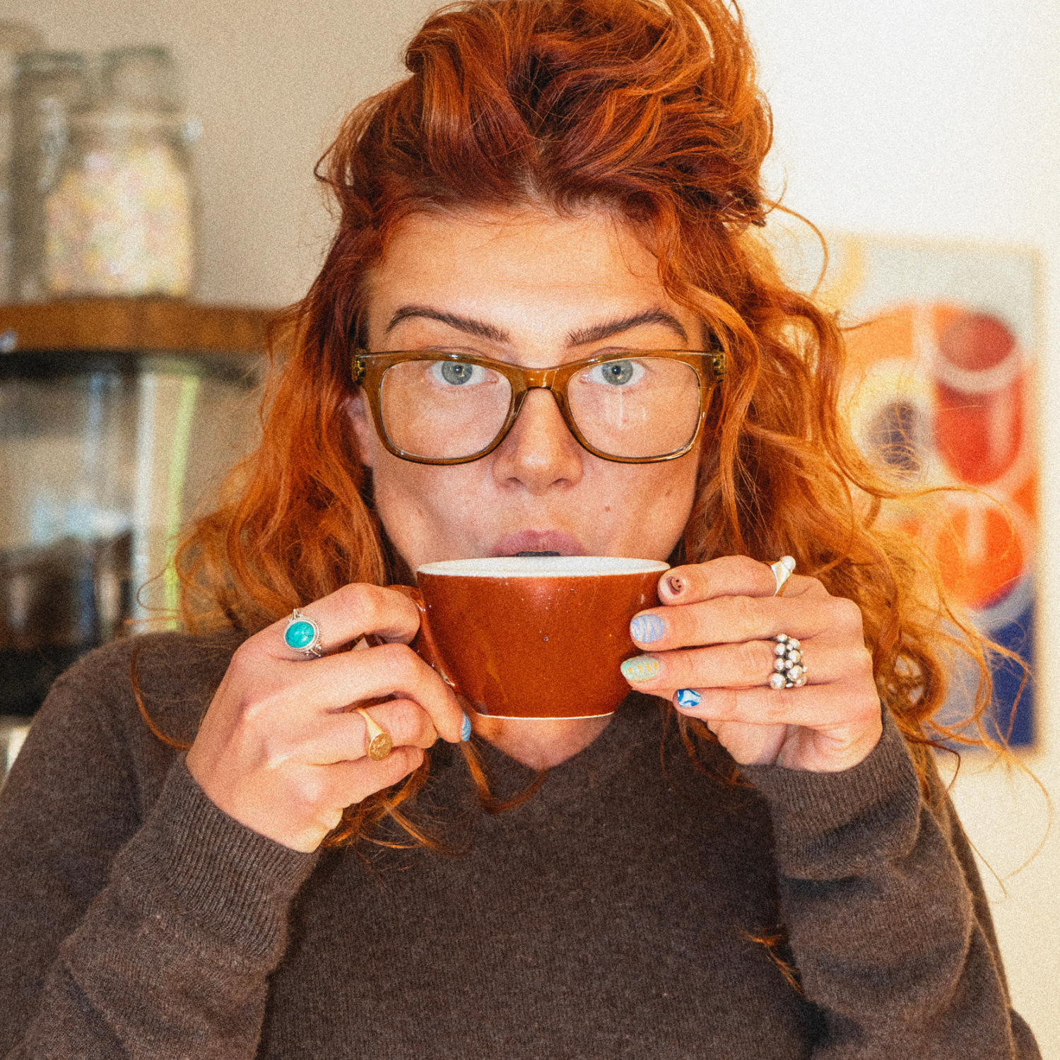 Minusbriller Type B - moss