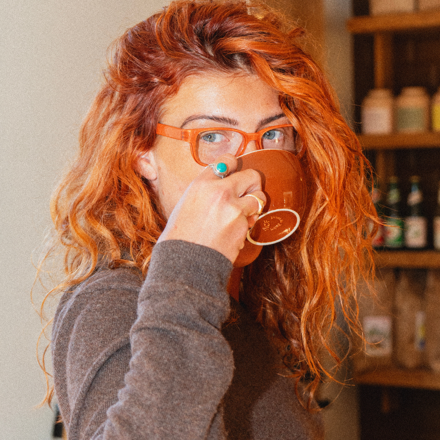 Læsebriller Urban - burnt orange