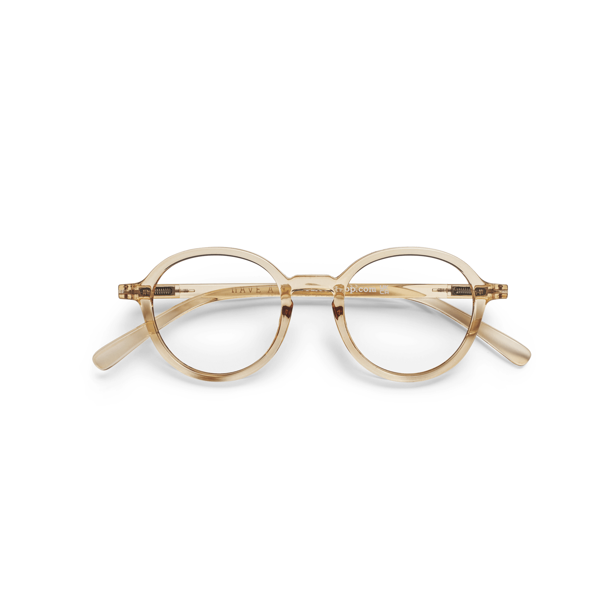 Minusbriller Circle Slim - amber