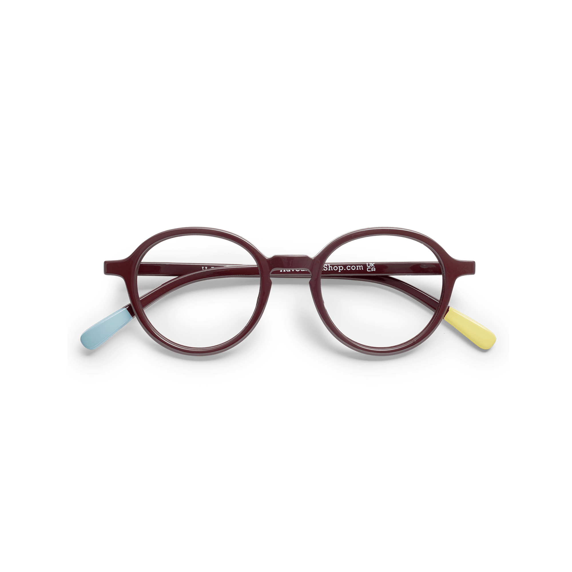 Læsebriller Circle Slim - bordeaux