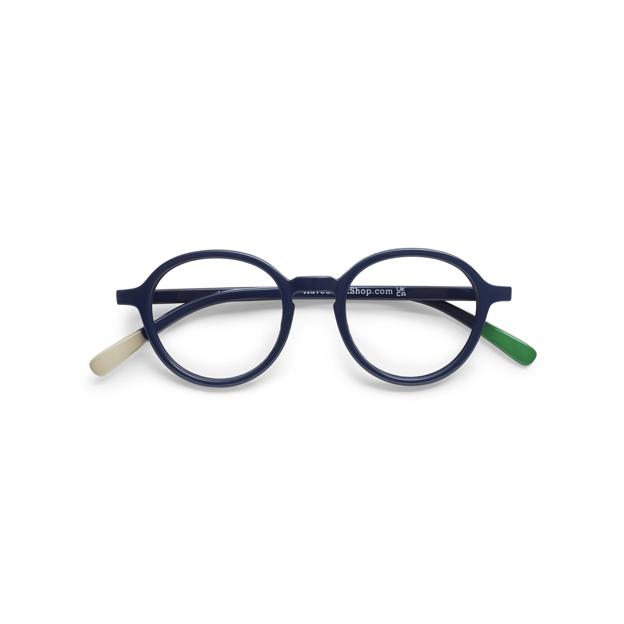 Læsebriller Circle Slim - navy