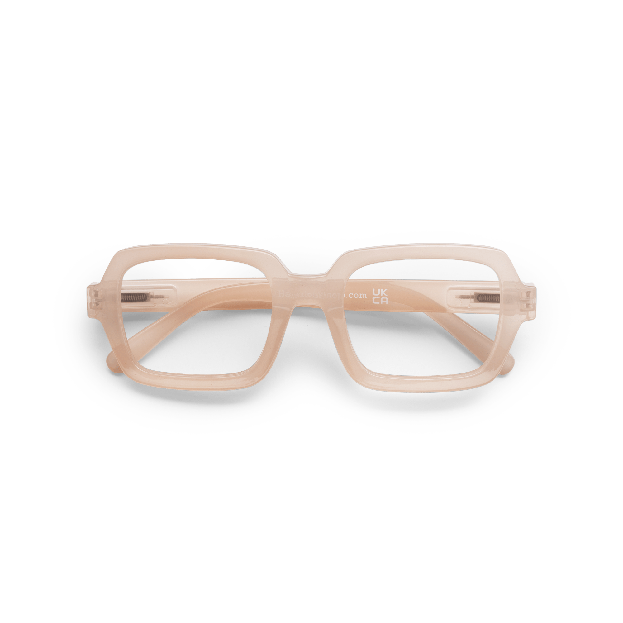 Læsebriller Square - nude
